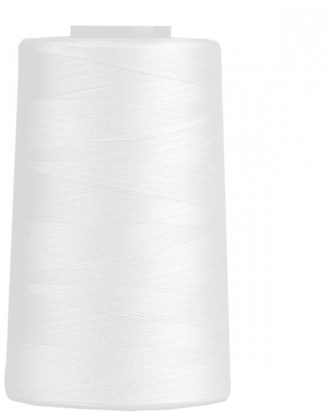 Нитки Sewing Thread 40/2 5000 ярд. цвет - белый 100% п/э в Нерчинске