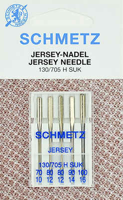 Иглы Schmetz джерси 130/705 H SUK (70x1, 80x2, 90x1, 100x1) 5 шт в Нерчинске